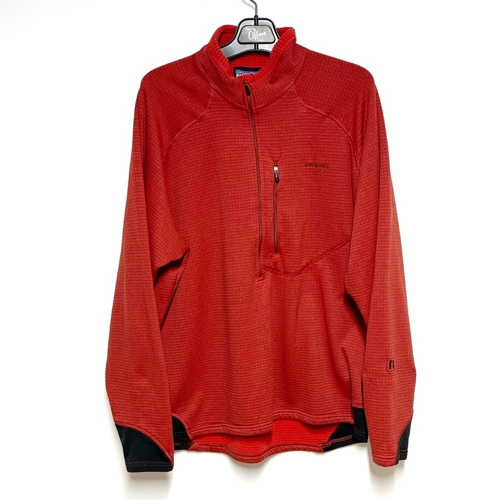 Rare Vintage Patagonia Regulator Polartec Fleece Sweater Red Made In USA Mens XL